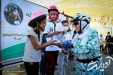 مسابقه دوچرخه سواری بانوان - تبریز